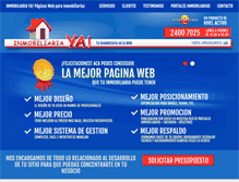 Tablet Screenshot of inmobiliariaya.com
